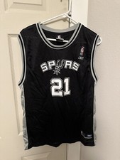 Tim Duncan Youth XL 18–20 San Antonio Spurs Reebok Basketball Jersey