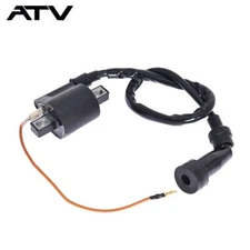 GENRICS Black Ignition Coil Fit For Yamaha MOTO-4 MOTO 4 YFM225 1986 1987 1988