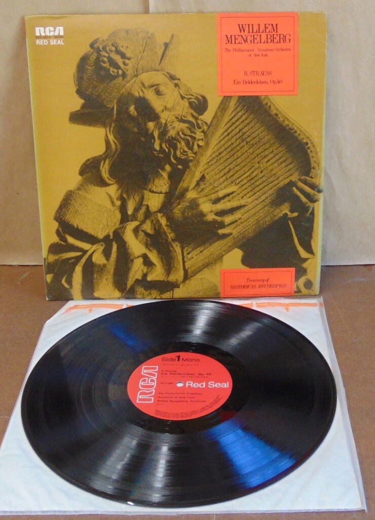 STRAUSS - Heldenleben / Mengelberg, Phil. Society of NY / RCA RED