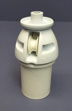 Fiberglass Flagpole Rotating Metal Truck Top 2-5/16" Bottom - 1/2" Stem Reciever