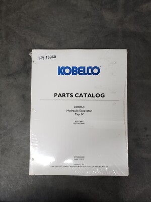 Kobelco 260SR-3 Hydraulic Excavator Tier IV Factory Parts Catalog Manual