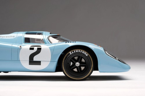 New Amalgam Porsche 917 Gulf Winner Daytona 1970 1:18 Model Car Blue M6012 KidBX - 第 4/9 張圖片