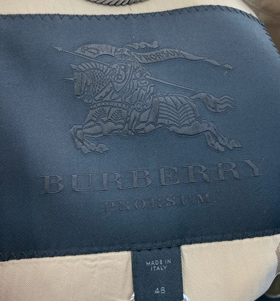 Burberry Womens Beige Linen Blend Belted Trench Vest Top sz 46 - Image 4 of 4