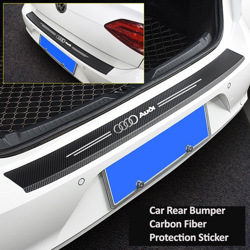 Car Rear Boot Bumper Sill Protector Anti Scratch Cover Guard (Carbon ...