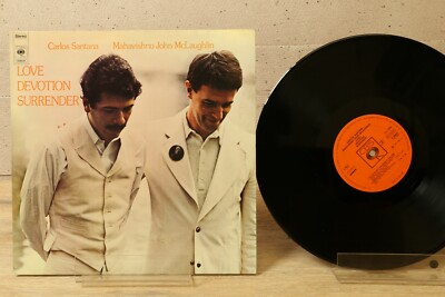 Carlos Santana, McLaughlin LOVE DEVOTION SURRENDER Vinyl LP CBS S 69037 VG+ - NM