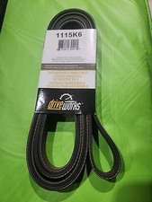 Drive Works 1115K6 Serpentine Belt - 0.84" X 112.00" - 6 Ribs Made In The USA