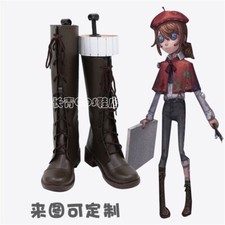 Game Identity Edgar Valden Painter Long Boots Halloween Cosplay Shoes Unisex