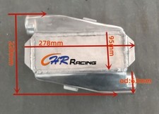 Intercooler Liquido Aria Acqua Alluminio Carica 180?? Presa di aspirazione universale