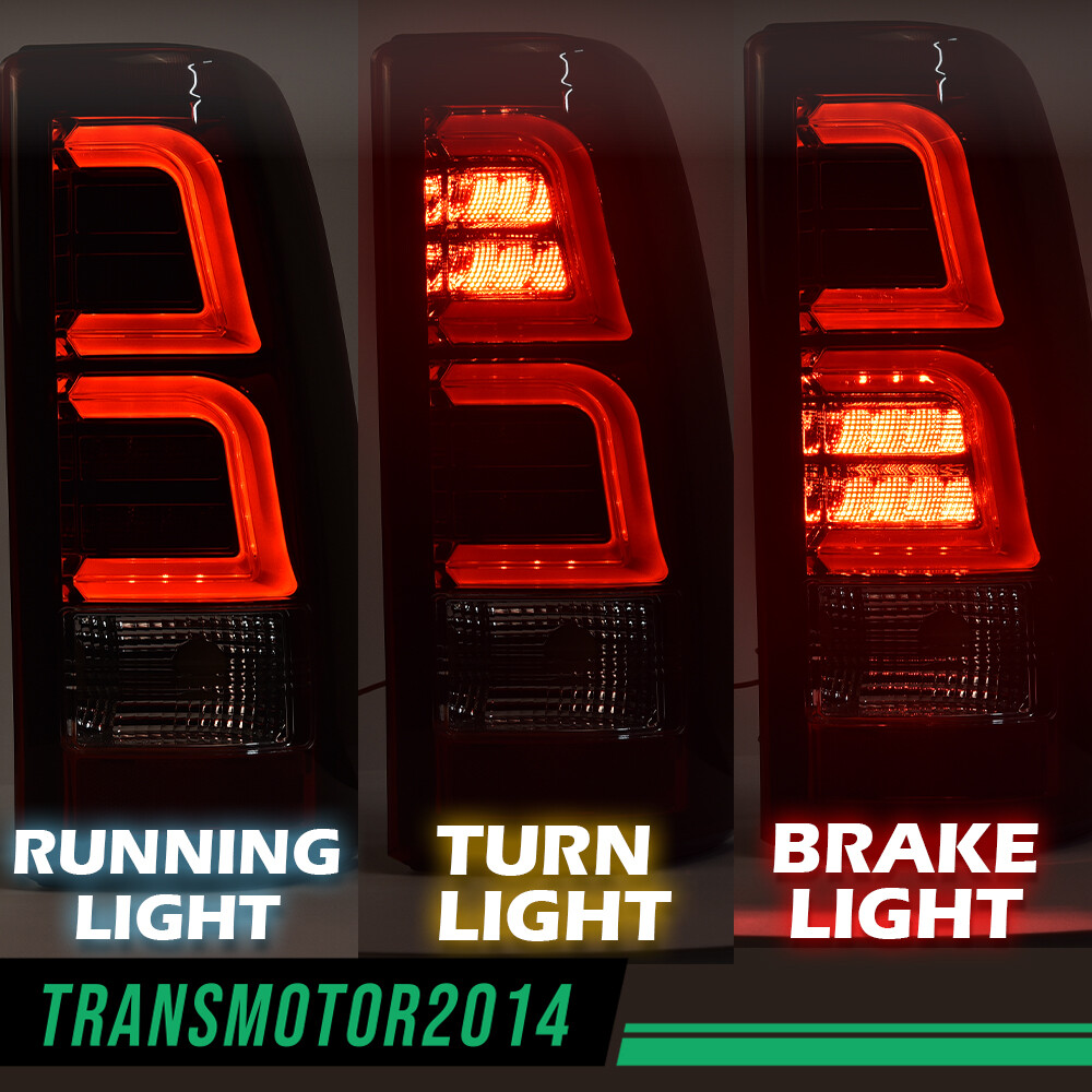 GMC Sierra LED Tube Tail Lights Smoke LED Tube Tail Lights For 99-02 Chevy Silverado 1500 & 99-06 GMC Sierra - Direct Replacement Tail Lights Led - Foto 14