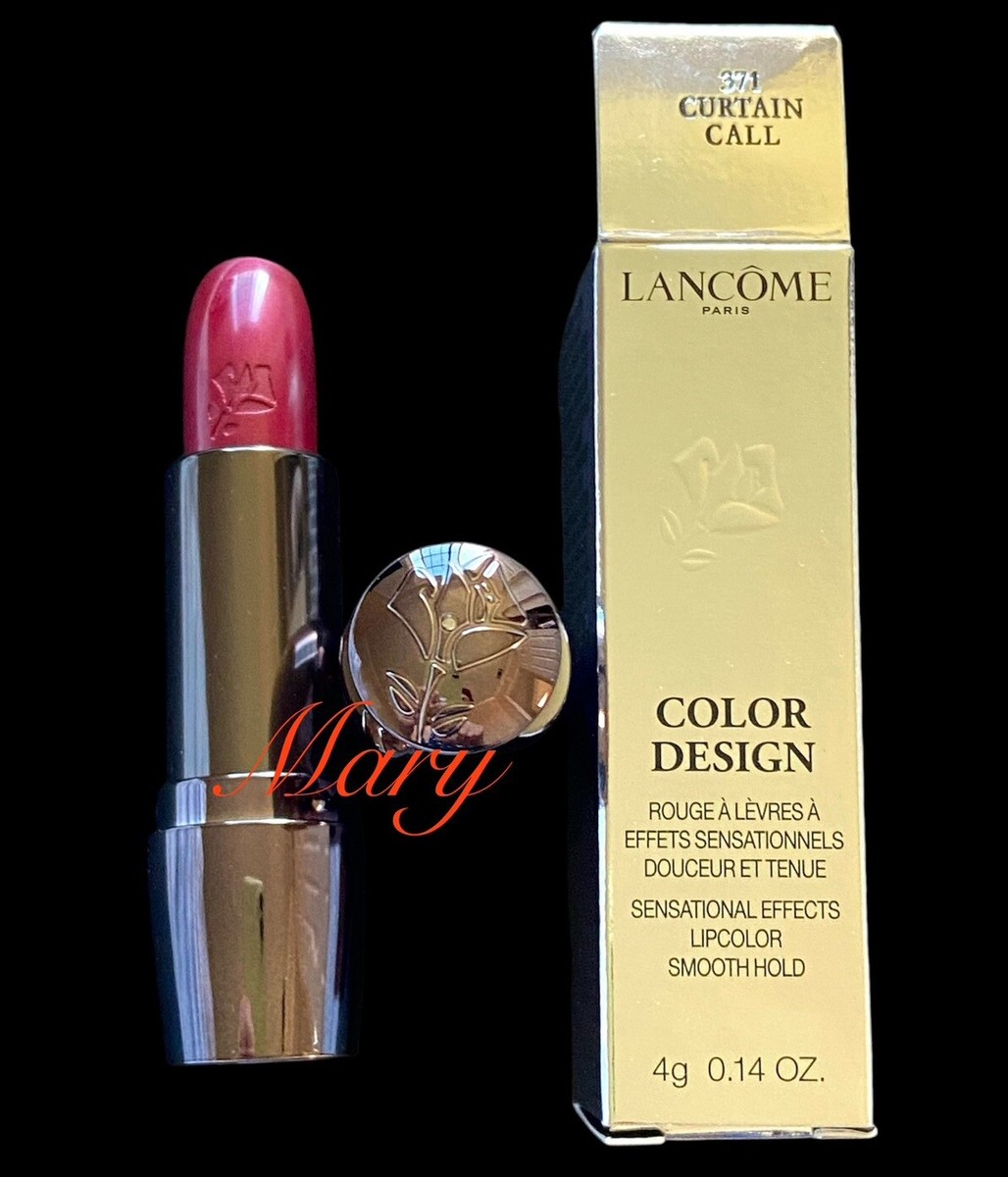Lancome Color Design Lipstick # 371 CURTAIN CALL (Sheen) Full Size