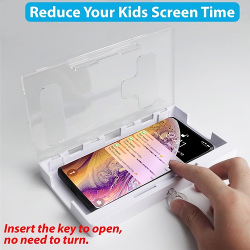 Cell Phone Lock Box with 2 Keys to Reduce Kids or Students Screen Time | Jail - Afbeelding 3 van 7
