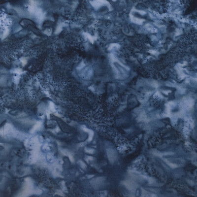 Hoffman Batik Fabric, 1895-19-NAVY, By The Half Yard, Quilting