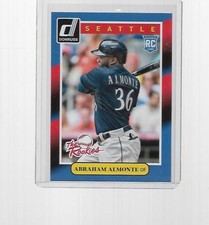 2014 DONRUSS BASEBALL THE ROOKIES ABRAHAM ALMONTE #21