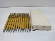 Scripto Thinline 49 Mechanical Pencil P400 - Box Of 12 - (Gold) NOS Rare