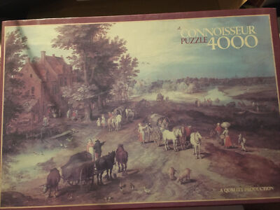 Rare Arrow Connoisseur 4000 pc puzzle VILLAGE LANDSCAPE by Jan Bruegel I Sealed