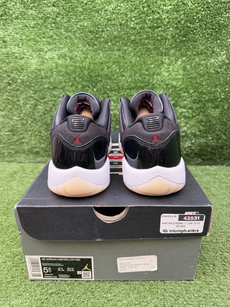 Size 5.5 (GS) - Jordan 11 Retro Low 72-10 DS NEW | eBay