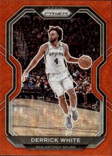 2020-21 Panini Prizm #174 Derrick White Ruby Wave Prizms 4 2 A