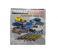 Moroso Spark Plug Wire Set 9703m Mag-tune Race 8mm Black 90deg Hei Universal Moroso Spark Plug Wire Set 9703m Mag-tune Race 8mm Black 90deg Hei Universal