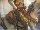 Vintage Pottery Figurine Arabian Man on Horseback Lamp/wShade 52"H &40lbs Pickup — photo 10