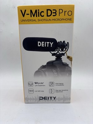 Deity V-Mic D3 Pro Super-Cardioid Directional Shotgun Microphone with Shockmount