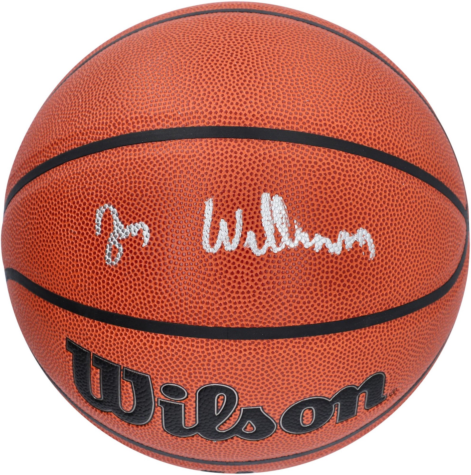Zion Williamson Autographed Signed New Orleans Pelicans Wilson Rep Basketball - Siliver Ink 