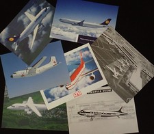 Konvolut AK Ansichtskarten Postkarten Flugzeuge LTU Lufthansa United Bundeswehr