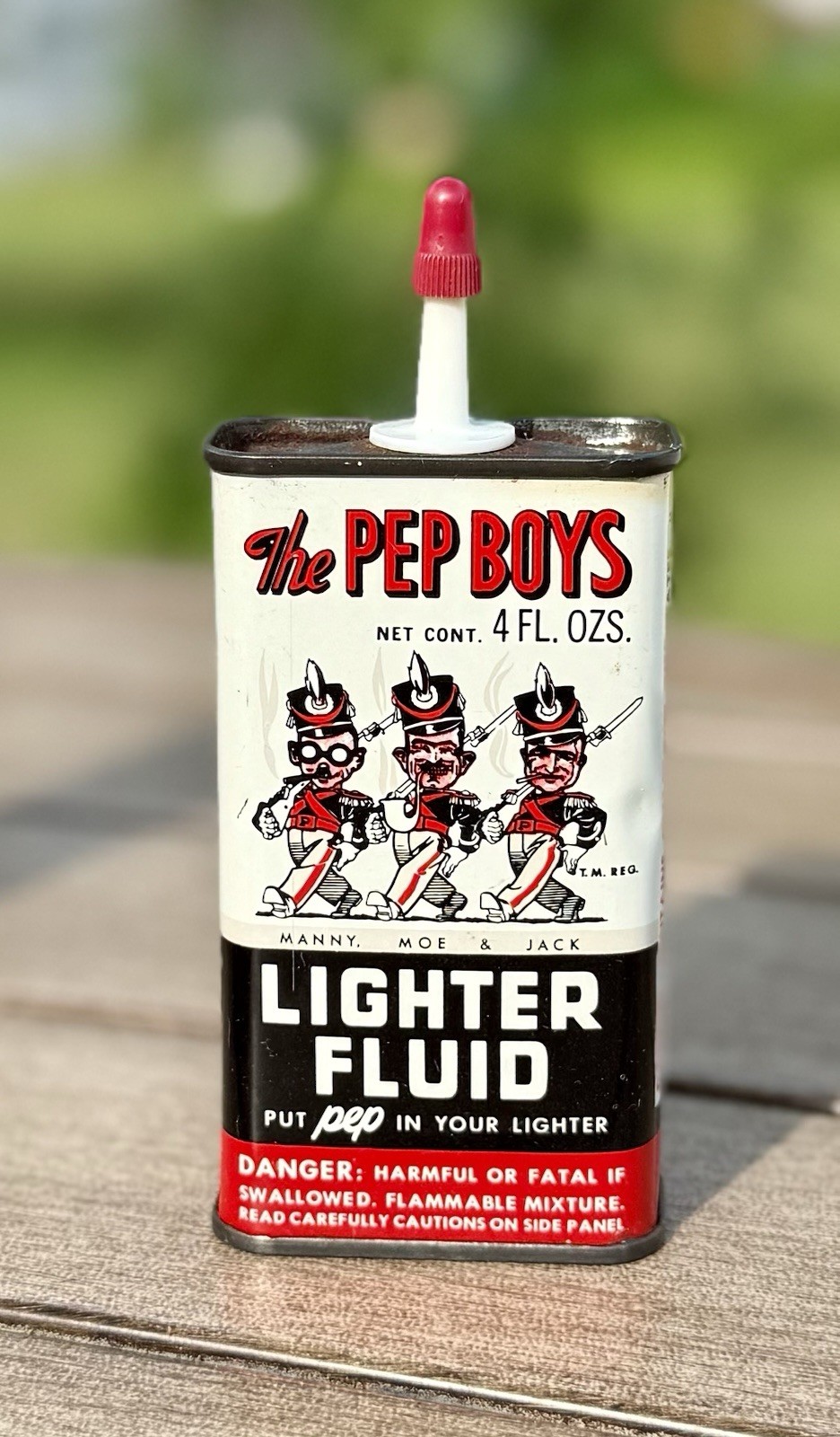 Fluid Oil Can 4oz. Oiler Empty
