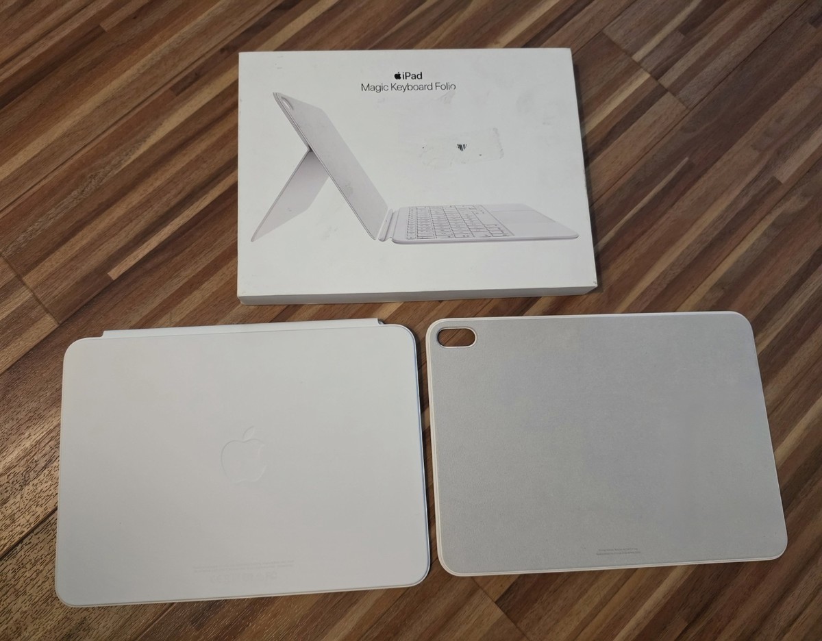 Apple Magic Keyboard Folio for iPad 10th Gen White A2695 | eBay