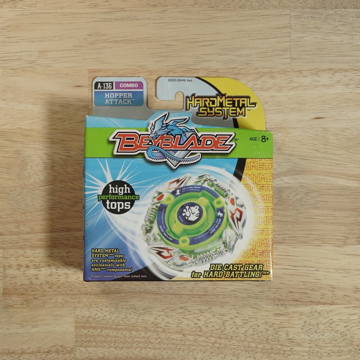 SEALED - 2005 Hasbro Beyblade HMS Hard Metal System A-136 Hopper
