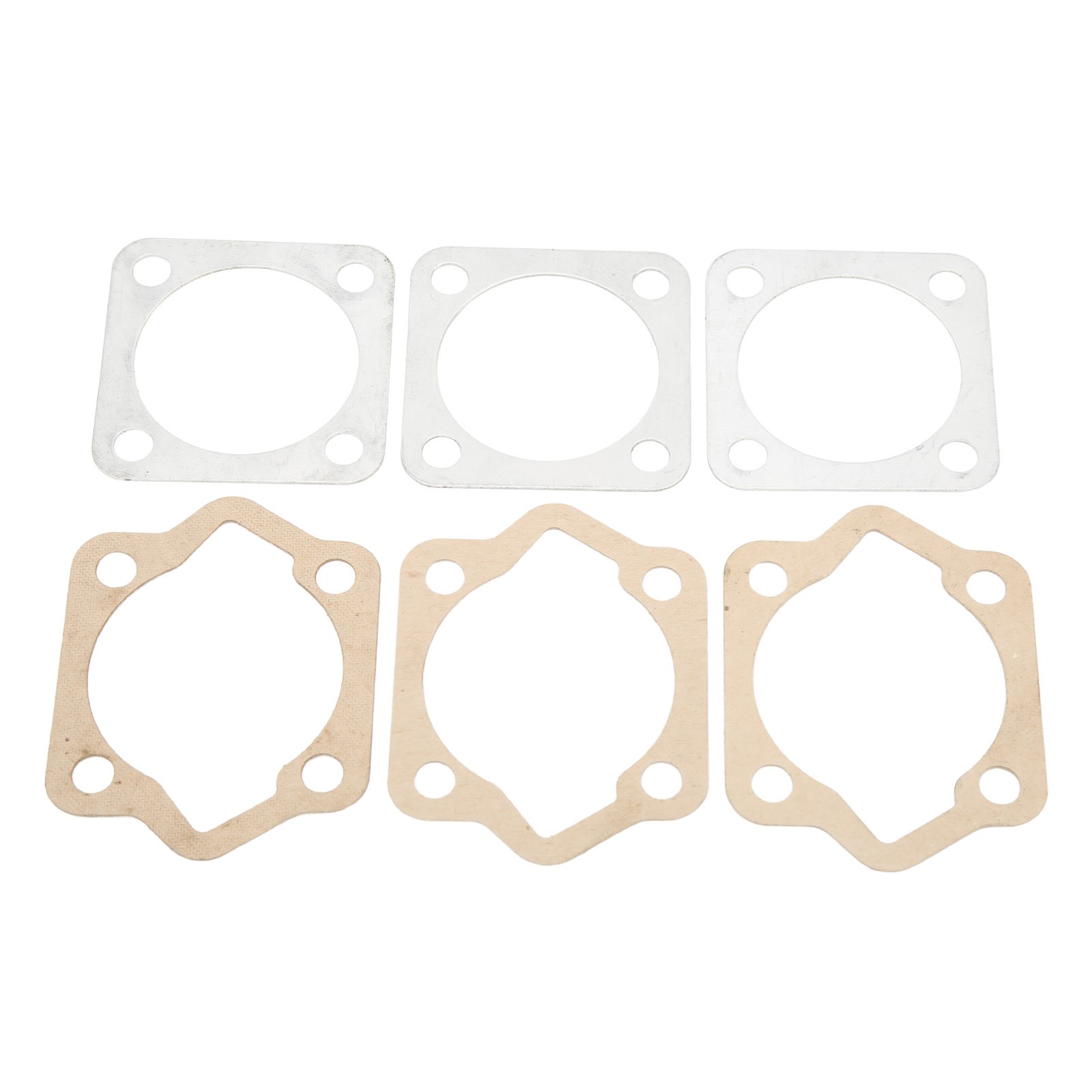 6pcs Cylinder Head Base Gasket Kit Aluminum Paper For 2 Stroke 66cc 80cc