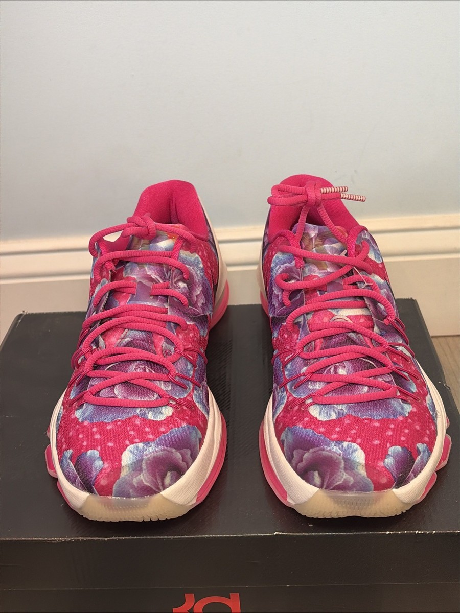 NIKE KD 8 PREMIUM AUNT PEARL SZ 8 DS KEVIN DURANT KAY YOW PRM PINK