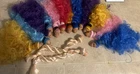 Vintage Doll Heads Lot Of 14 Long Colorful Hair Barbie