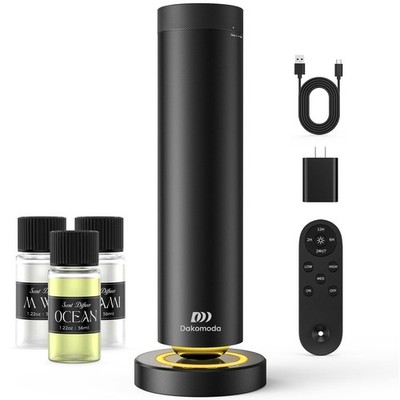 Waterless Scent Diffuser Kit with Lights -Max 2000 Sq Ft Coverage, Essential ...