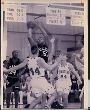 1993 Chicago Illinois Darryl Russel Basketball Game Historic Vintage Photo 8x10