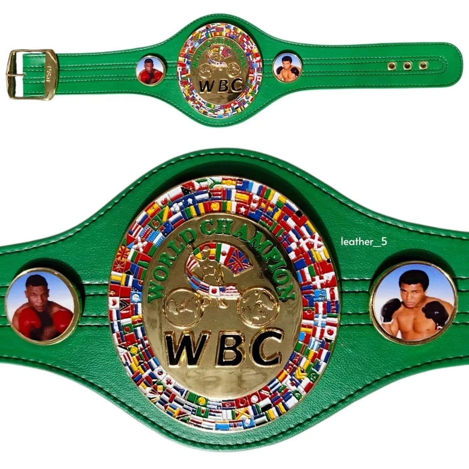 NEW WBC Mini And Boxing Championship Belt Replica Children Belt Leather Kids Wbc - Image 3 of 4