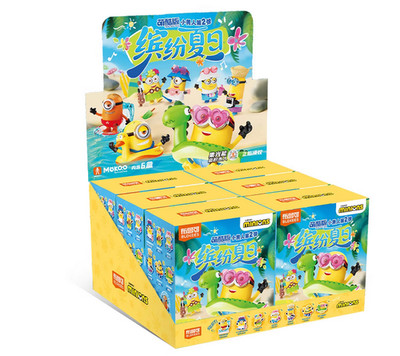 BLOKEES MINIONS Summer Bello MOKOO Ver. 2nd Blindbox Assembly Figure Model Kit