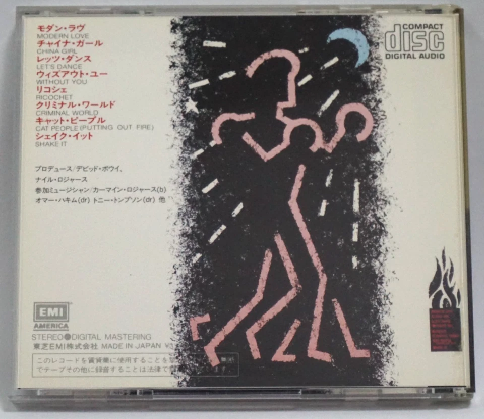 David Bowie : Let's Dance  CD (Japan 1983 Press) CP35-3034 Black Triangle RARE - Image 2 of 4
