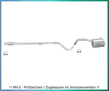 Auspuffanlage für Ford Ka II 1.2 16V 51KW ab Bj.08 Auspuff Endtopf Mittelrohr