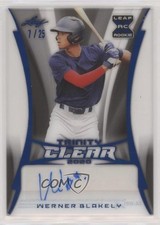 2020 Leaf Trinity Clear Auto Platinum 7/25 Werner Blakely #CA-WB1 Auto 0b5