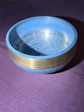 Small Tibetan Meditation Yoga Singing Bowl Sound Therapy 1 3/4" tall, 3.5 wide