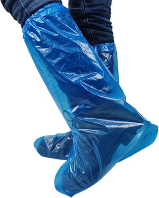 Pack of 80 Disposable Thicker Boot and Shoe Covers 19 inch Tall Extra Large Resi