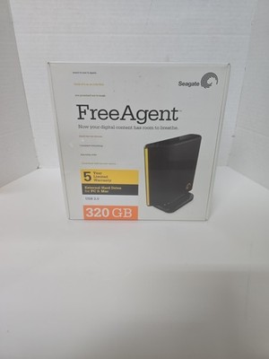 Seagate Free Agent 320GB  External Hard Drive USB 2.0 Black 