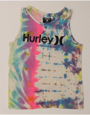 Hurley Mädchen grafisches Trägertop 10-11 Jahre Medium bunt Batik AI03