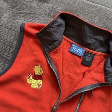 Vintage Disney Store Winnie the Pooh Eeyore Fleece Vest Small