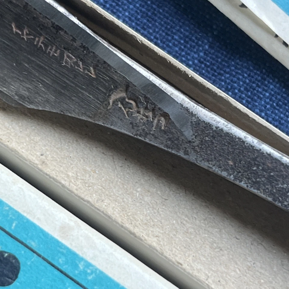 Navaja recta japonesa vintage へんこつ lista para afeitarse Foto 3 de 4