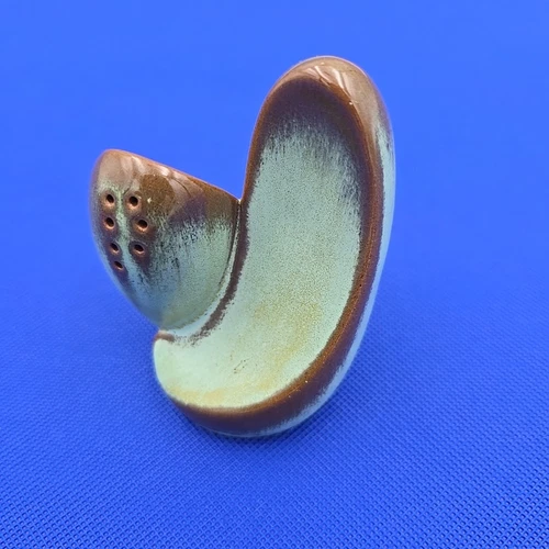 Vintage Frankoma Prairie Green Lazybones Salt & Pepper Shaker Mid-Century VGC