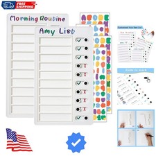Chore Chart for Multiple Kids, 2 pcs Blank to Do List Boards Chore Checklist ...