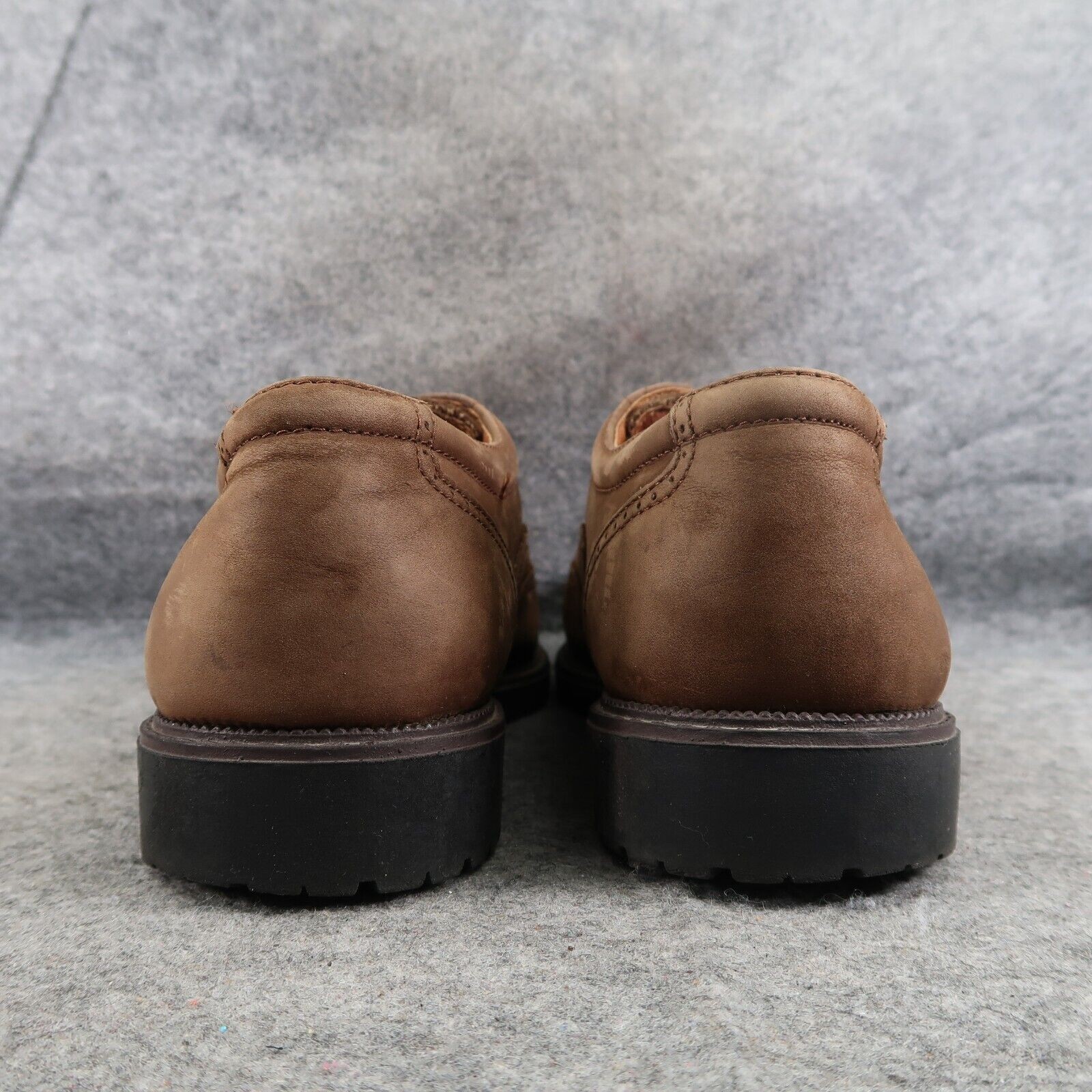 SAOLA Claybrooke Scarpe Uomo 10.5 Oxford Punta Alare Formali Classiche Pelle Montana Marrone