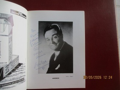 ANDREX AUTOGRAPH DEDICATION ON THEATRE PROGRAMME