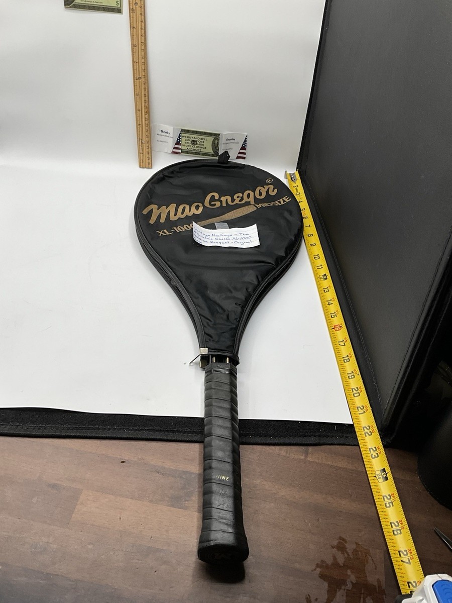 (ヴィンテージ) 60s〜70s McGREGOR Million Mile Vintage MacGregor XL 1000 Midsize Tennis Racket With Zippered